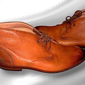 CLARKS 1825 Brown Leather Ankle Chukka Boots Men’s Size 8.5